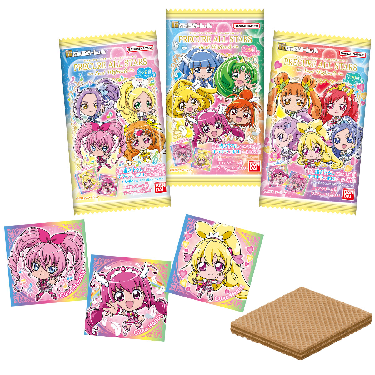 BANDAI Candy NiforumeeshonPrettyCureAllStars SealWafers3 (Pretty Cure)