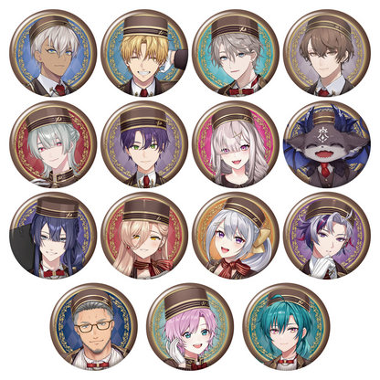 BANDAI Candy Nijisanji Can Badges Biscuit 3