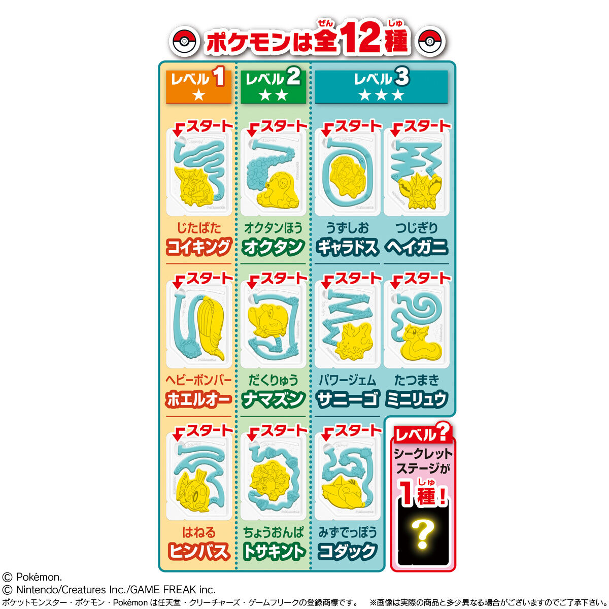 BANDAI Candy Pokémon Fishing Gummies Large Capacity Box (Gummies, 30 pieces) (Pokémon)
