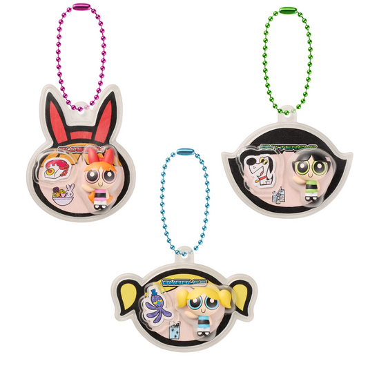 BANDAI Candy Powerpuff Girls Package Charm & Gummies