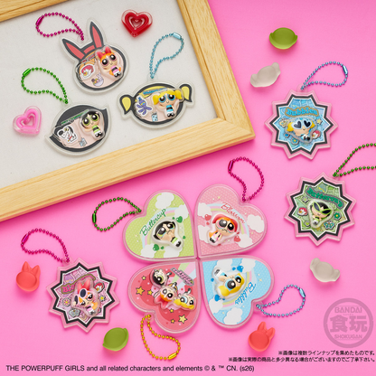 BANDAI Candy Powerpuff Girls Package Charm & Gummies