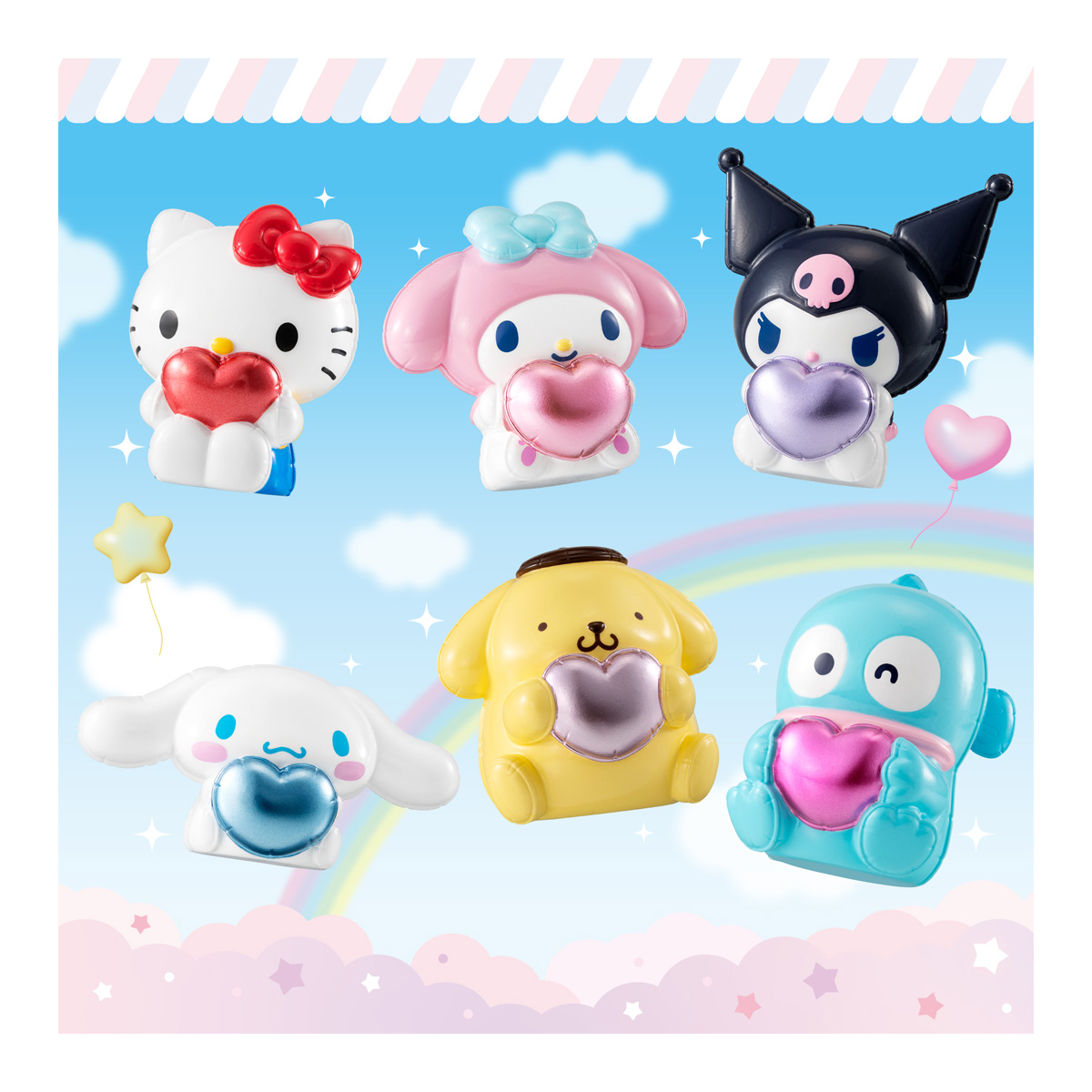 BANDAI Candy Puffy Balloon Mascot Sanrio Characters (Sanrio Characters)