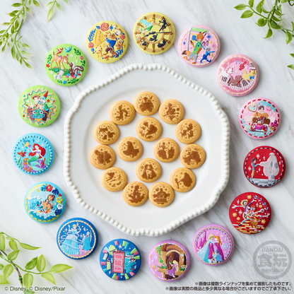 BANDAI Candy Reissue Disney Characters Embroidered Can Badge Biscuits 2 (Disney)