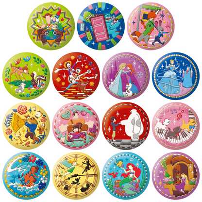 BANDAI Candy Reissue Disney Characters Embroidered Can Badge Biscuits 2 (Disney)
