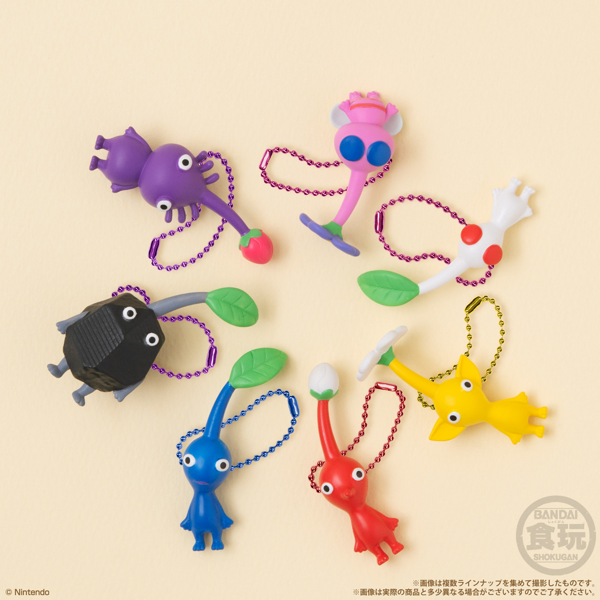BANDAI Candy [Reissue] Pikmin Mascot & Fruit Gummy 2 (Nintendo)
