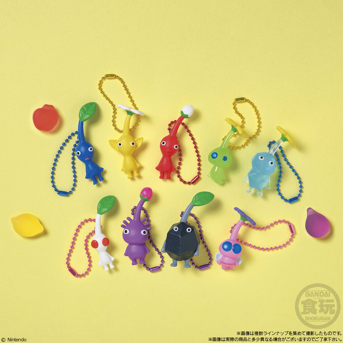 BANDAI Candy [Reissue] Pikmin Mascot & Fruit Gummy 2 (Nintendo)