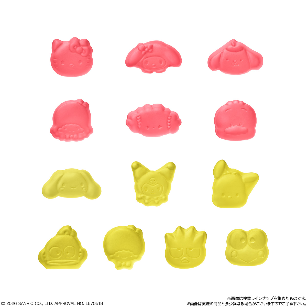 BANDAI Candy Sanrio Characters Mirror Charm & Gummi 2026 Sanrio Characters Grand Prize ver. (Sanrio Characters)