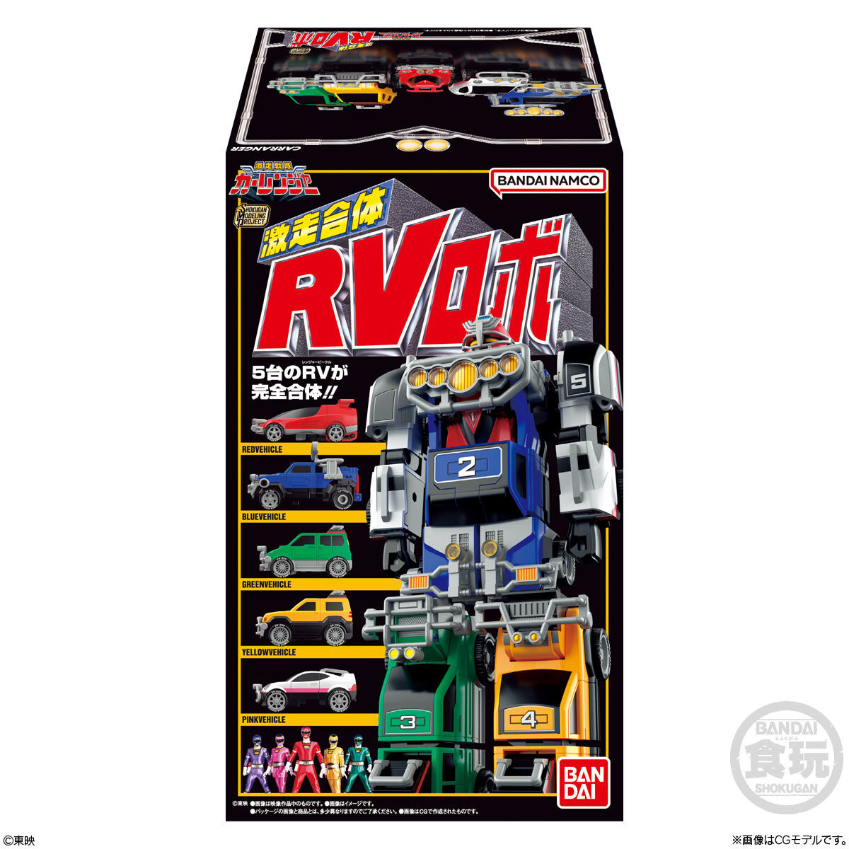 BANDAI Candy SMP Gekisou Gattai RV Robo (Sentai Series)