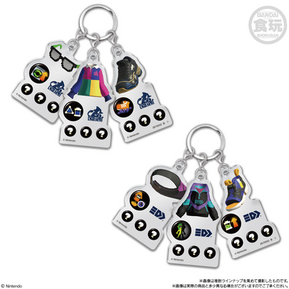 BANDAI Candy Splatoon 3 Gear 3-Charm