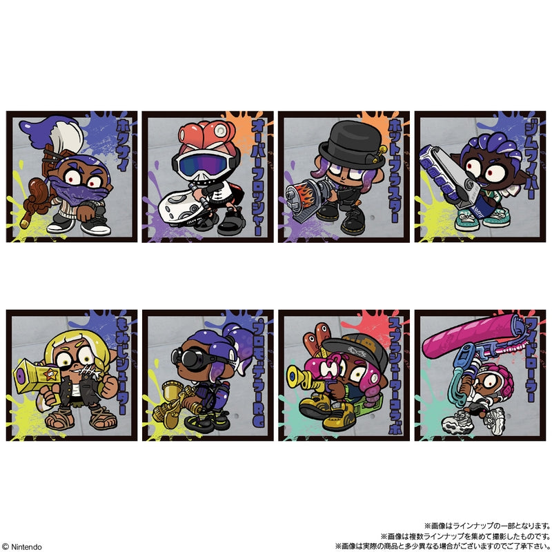BANDAI Candy Splatoon 3 Jintori Taisen Nawa Battler Seal Wafer 2 (Splatoon)