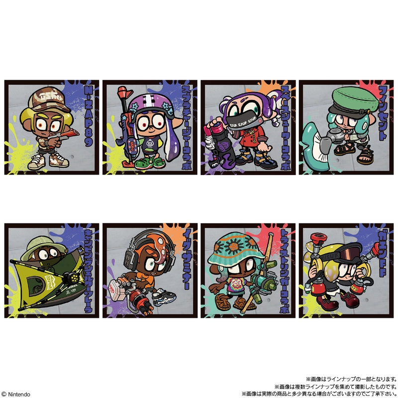 BANDAI Candy Splatoon 3 Jintori Taisen Nawa Battler Seal Wafer 2 (Splatoon)