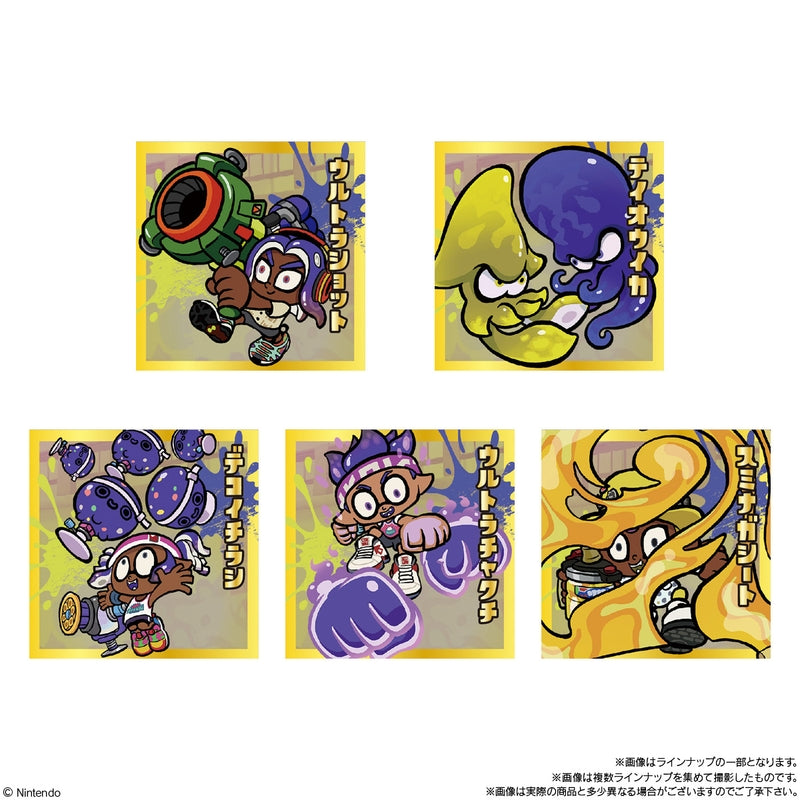 BANDAI Candy Splatoon 3 Jintori Taisen Nawa Battler Seal Wafer 2 (Splatoon)