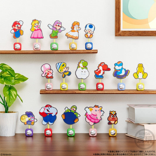 BANDAI Candy Super Mario Bros. Wonder Panel Clip Stand (Super Mario Bros.)