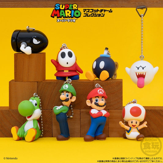 BANDAI Candy Super Mario Mascot Charm Collection (Super Mario)
