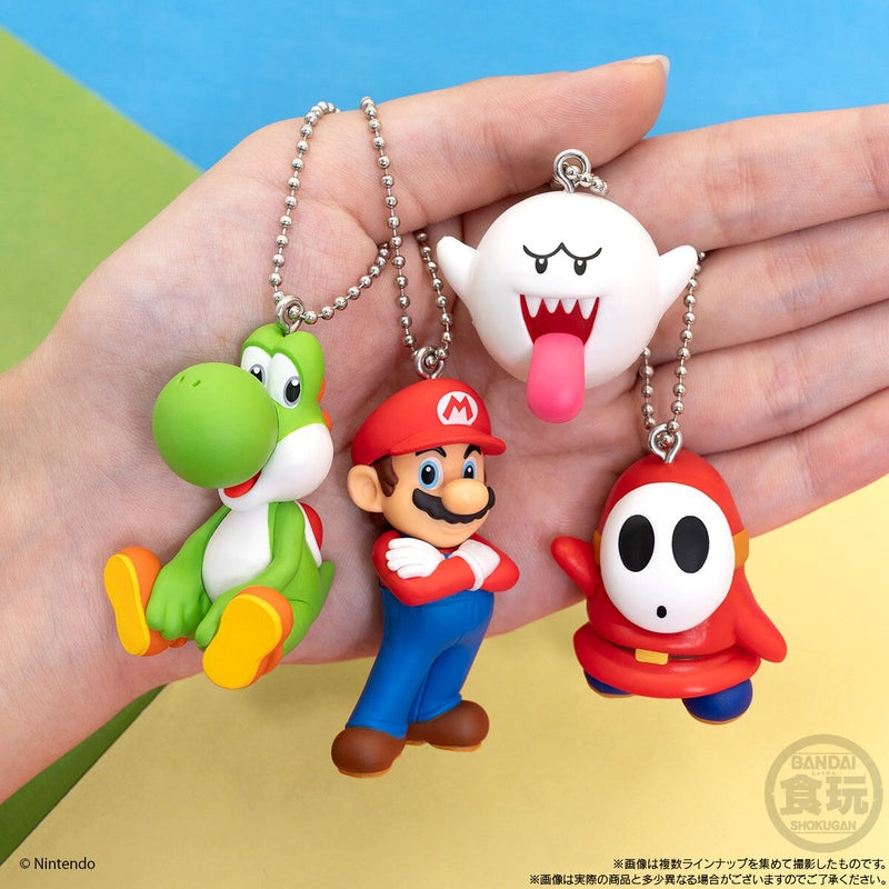 BANDAI Candy Super Mario Mascot Charm Collection (Super Mario)
