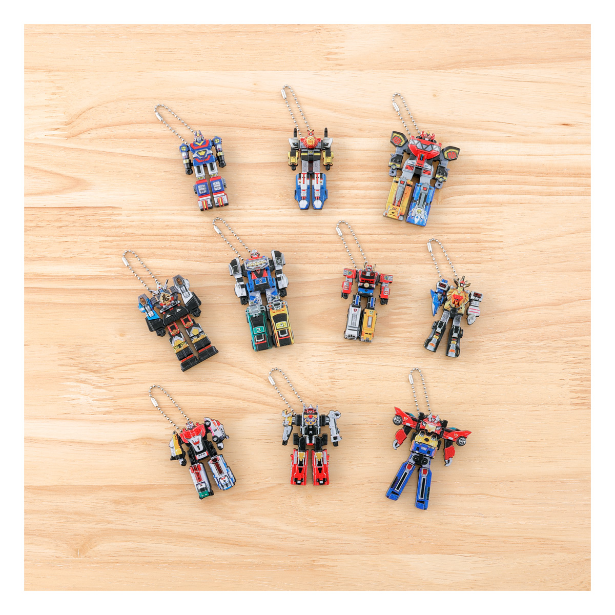BANDAI Candy Super Sentai DX Robo Charm & Choco Bolo (Sentai Series)