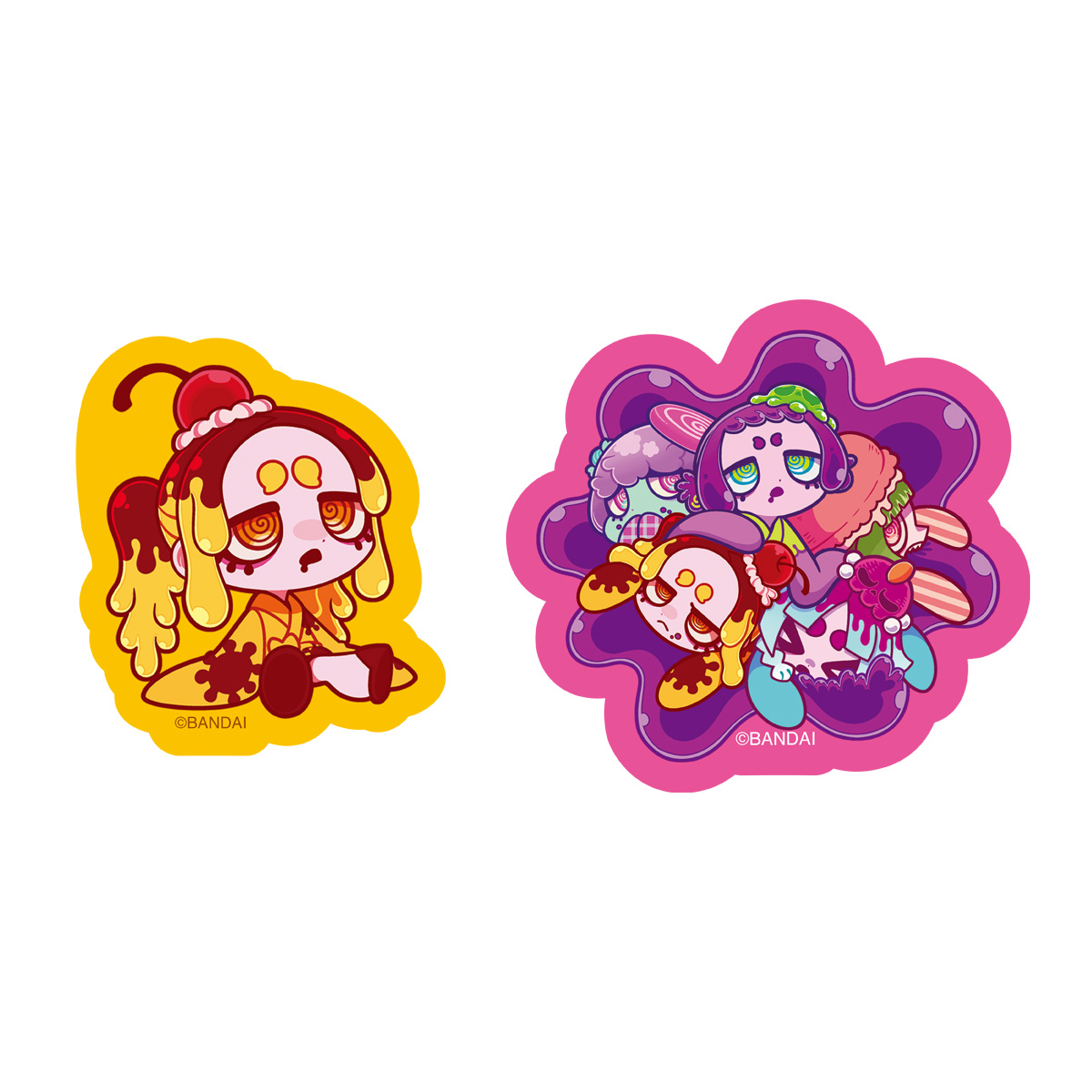 BANDAI Candy VIRUSWEETS GUMMY with stickers