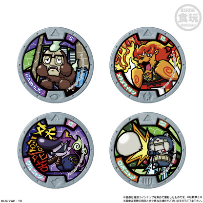 BANDAI Candy Yo-Kai Watch Medal Character Magnets (Yo-Kai Watch)