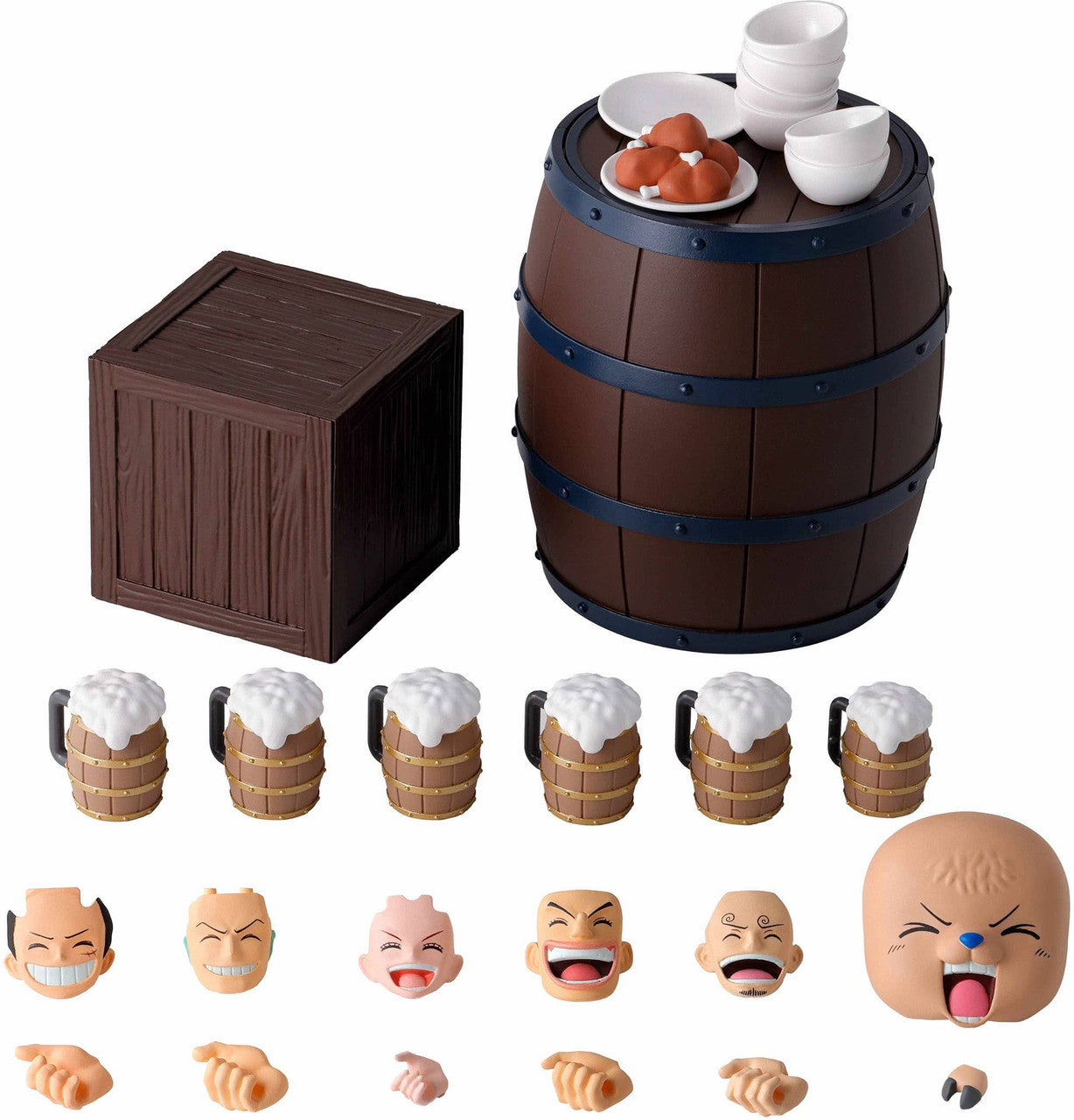 Bandai S.H.Figuarts Banquet Set -Straw Hat Pirates- (Completed) (One Piece)