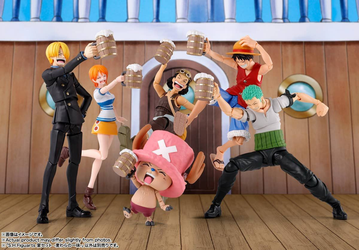 Bandai S.H.Figuarts Banquet Set -Straw Hat Pirates- (Completed) (One Piece)