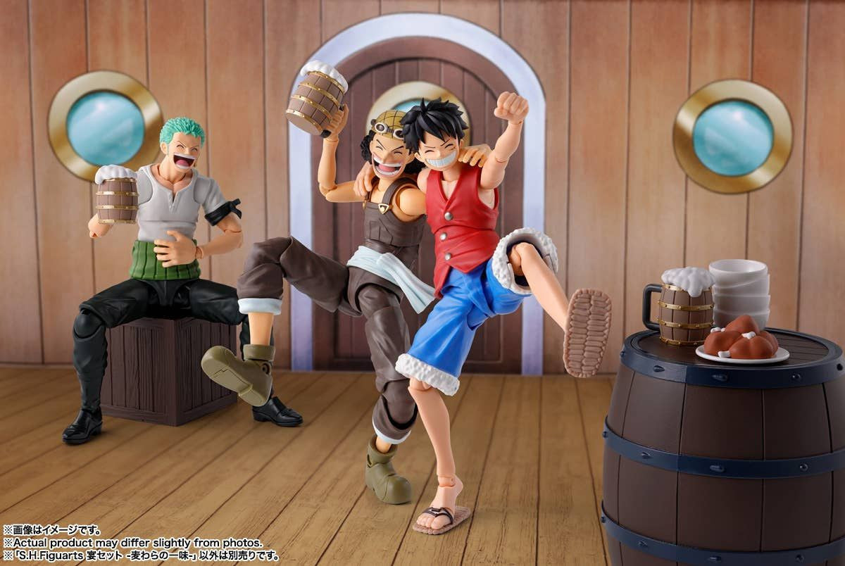 Bandai S.H.Figuarts Banquet Set -Straw Hat Pirates- (Completed) (One Piece)