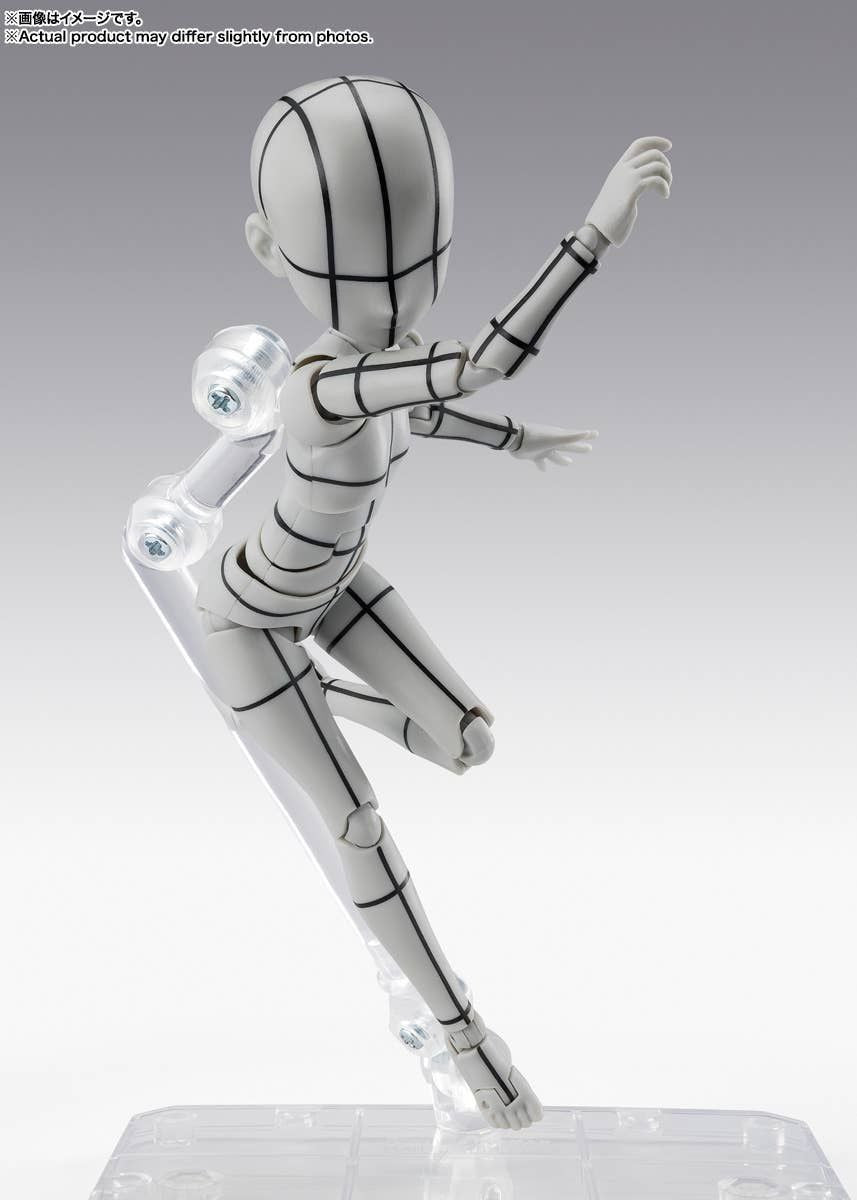 Bandai S.H.Figuarts Body-chan -Ken Sugimori- Edition -Wire Frame- (Gray Color Ver.) (Completed)