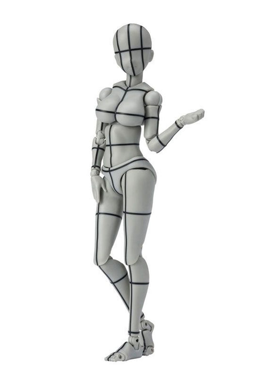 Bandai S.H.Figuarts Body-chan -Kentaro Yabuki- Edition Wire Frame (Gray Color Ver.) (Completed)
