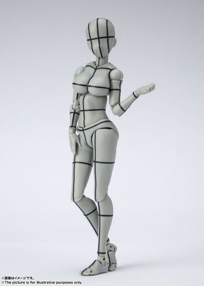 Bandai S.H.Figuarts Body-chan -Kentaro Yabuki- Edition Wire Frame (Gray Color Ver.) (Completed)