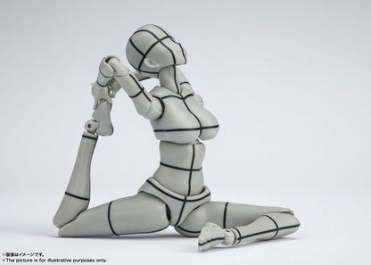 Bandai S.H.Figuarts Body-chan -Kentaro Yabuki- Edition Wire Frame (Gray Color Ver.) (Completed)