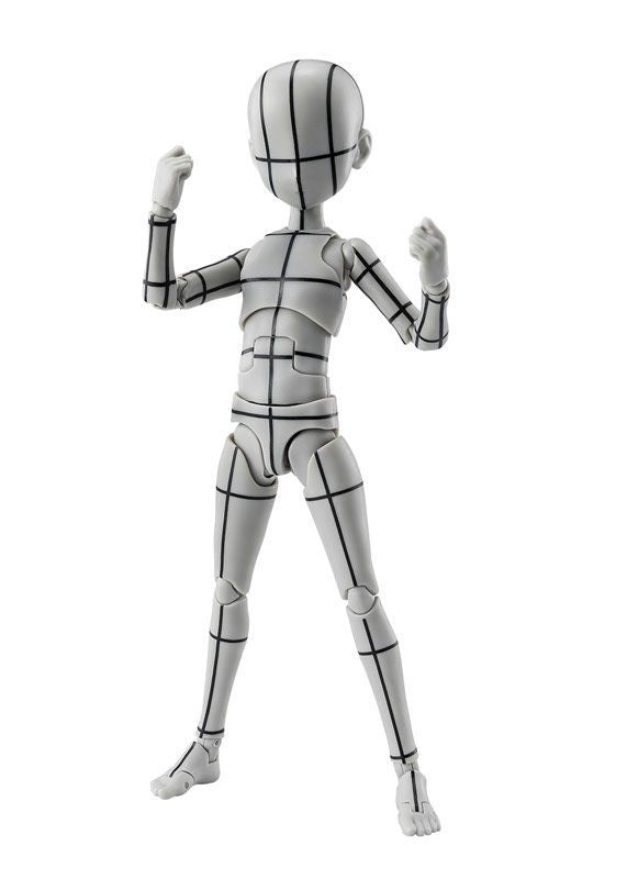 Bandai S.H.Figuarts Body-kun -Ken Sugimori- Edition -Wire Frame- (Gray Color Ver.) (Completed)