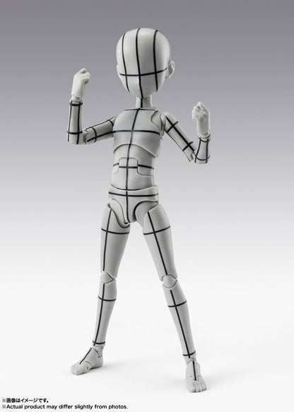 Bandai S.H.Figuarts Body-kun -Ken Sugimori- Edition -Wire Frame- (Gray Color Ver.) (Completed)
