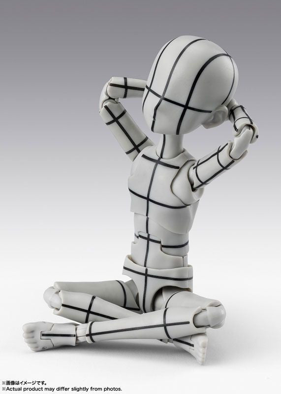 Bandai S.H.Figuarts Body-kun -Ken Sugimori- Edition -Wire Frame- (Gray Color Ver.) (Completed)