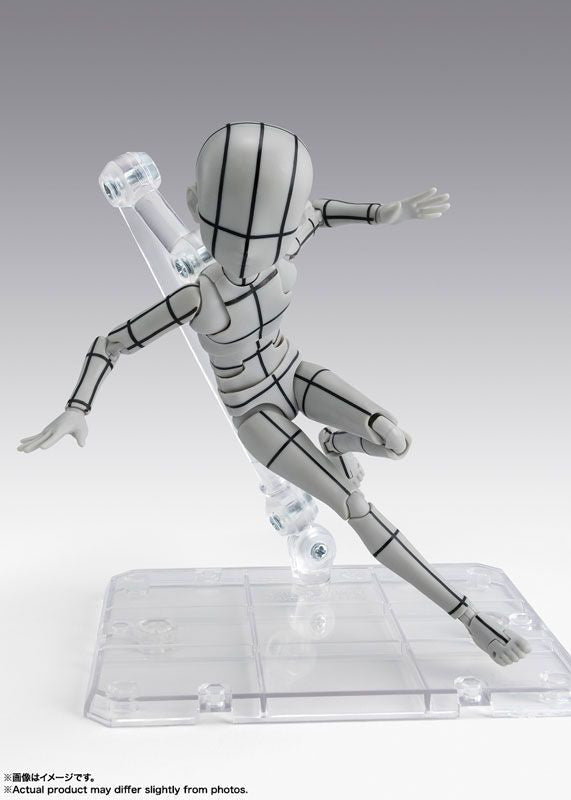 Bandai S.H.Figuarts Body-kun -Ken Sugimori- Edition -Wire Frame- (Gray Color Ver.) (Completed)