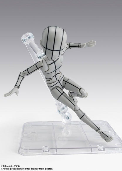Bandai S.H.Figuarts Body-kun -Ken Sugimori- Edition -Wire Frame- (Gray Color Ver.) (Completed)