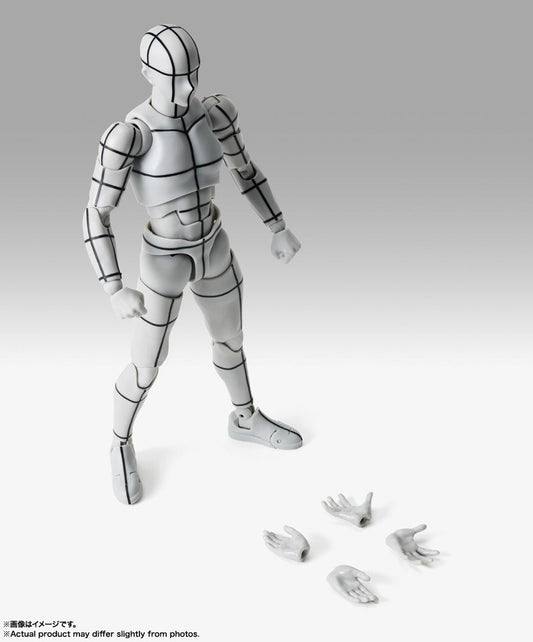 Bandai S.H.Figuarts Body-kun -Sport- Edition -Wire Frame- (Gray Color Ver.) (Completed)