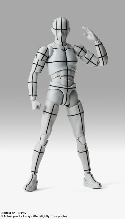 Bandai S.H.Figuarts Body-kun -Sport- Edition -Wire Frame- (Gray Color Ver.) (Completed)