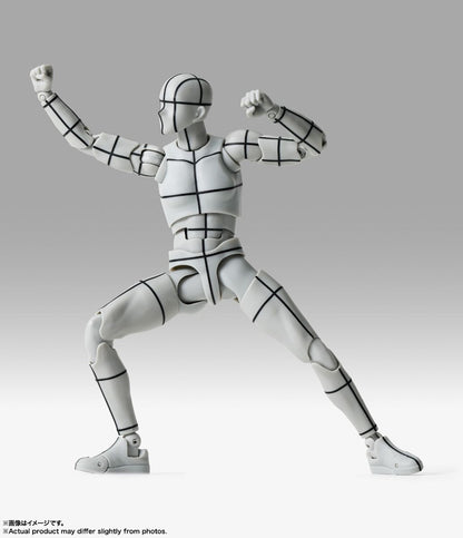 Bandai S.H.Figuarts Body-kun -Sport- Edition -Wire Frame- (Gray Color Ver.) (Completed)