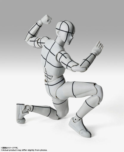 Bandai S.H.Figuarts Body-kun -Sport- Edition -Wire Frame- (Gray Color Ver.) (Completed)