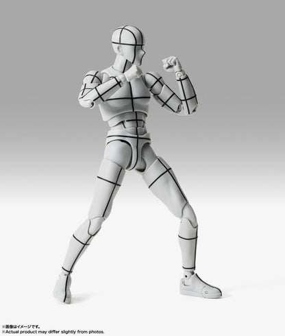 Bandai S.H.Figuarts Body-kun -Sport- Edition -Wire Frame- (Gray Color Ver.) (Completed)