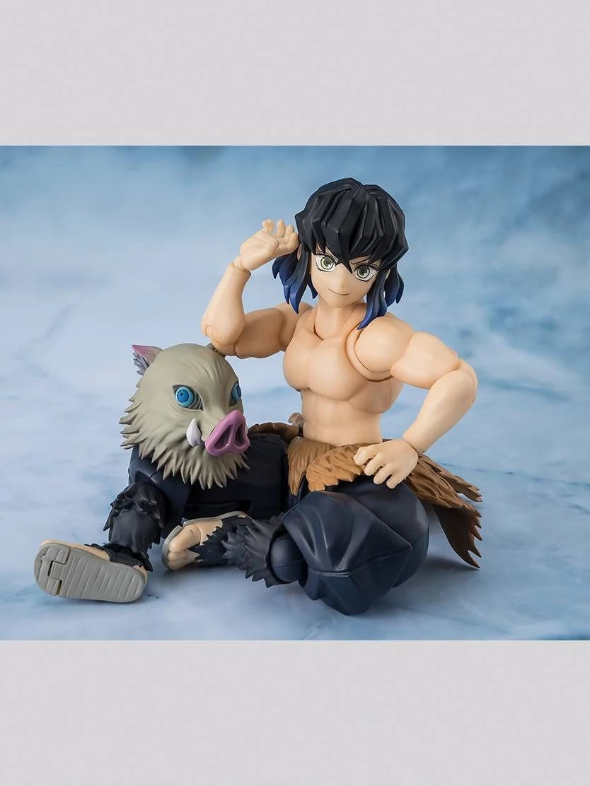 Bandai S.H.Figuarts Inosuke Hashibira (Completed) (Demon Slayer: Kimetsu no Yaiba)