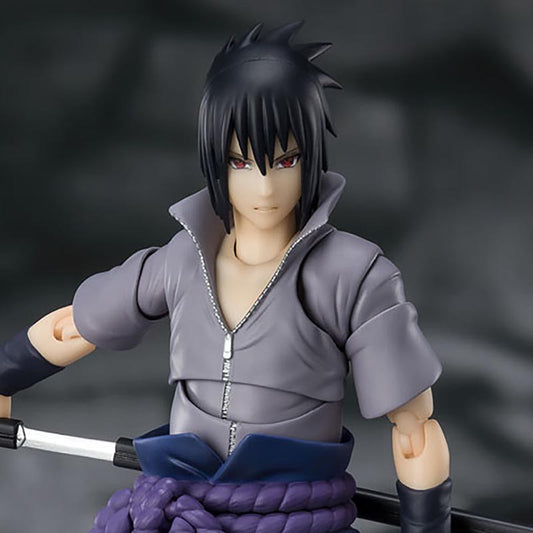 Bandai S.H.Figuarts Sasuke Uchiha -Yami o Yaki Kiru Kokou no Shinobi- (Completed) (Naruto)