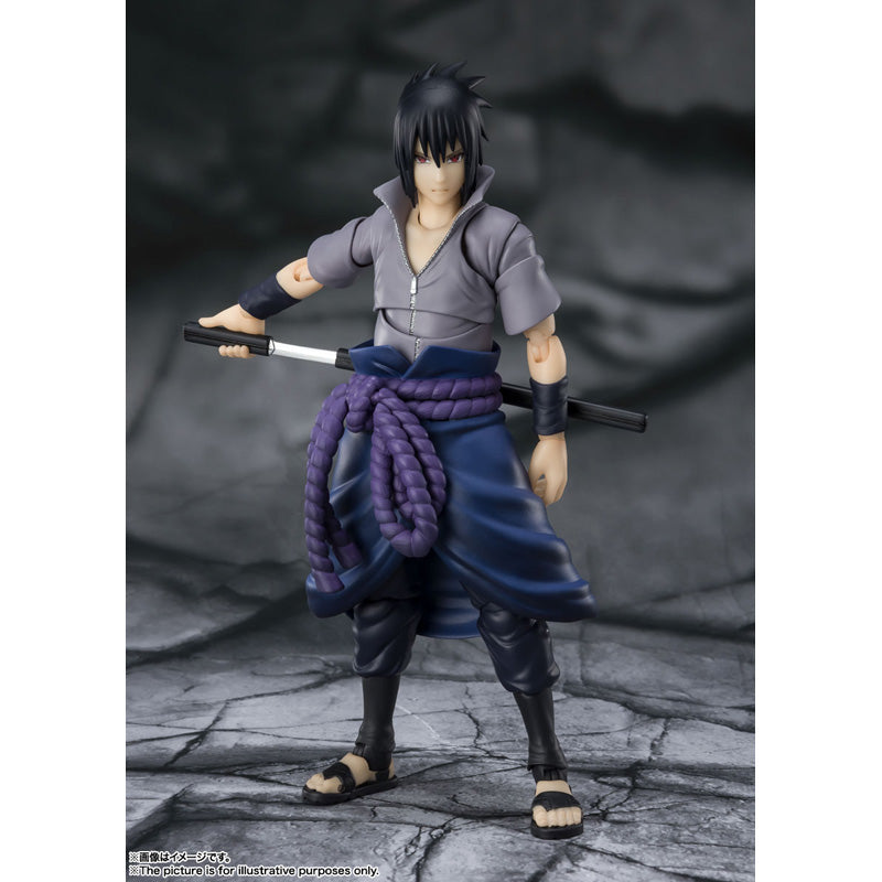 Bandai S.H.Figuarts Sasuke Uchiha -Yami o Yaki Kiru Kokou no Shinobi- (Completed) (Naruto)