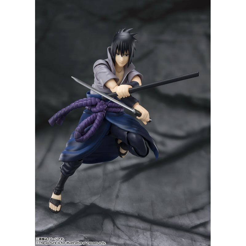 Bandai S.H.Figuarts Sasuke Uchiha -Yami o Yaki Kiru Kokou no Shinobi- (Completed) (Naruto)