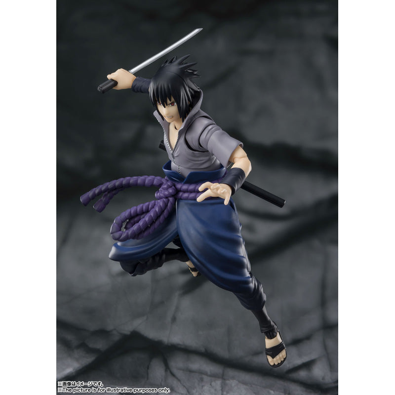 Bandai S.H.Figuarts Sasuke Uchiha -Yami o Yaki Kiru Kokou no Shinobi- (Completed) (Naruto)