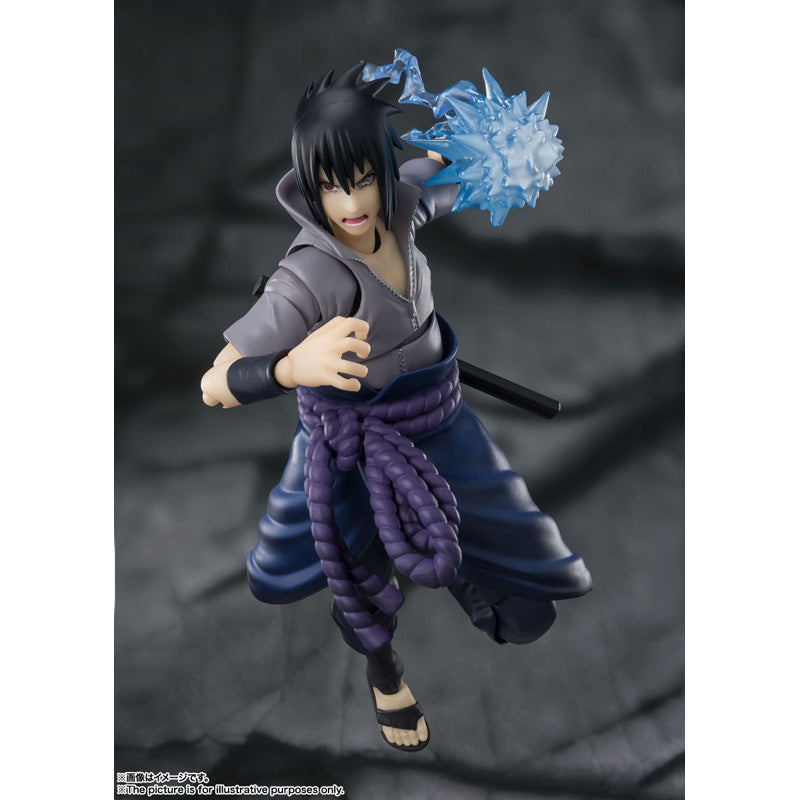 Bandai S.H.Figuarts Sasuke Uchiha -Yami o Yaki Kiru Kokou no Shinobi- (Completed) (Naruto)