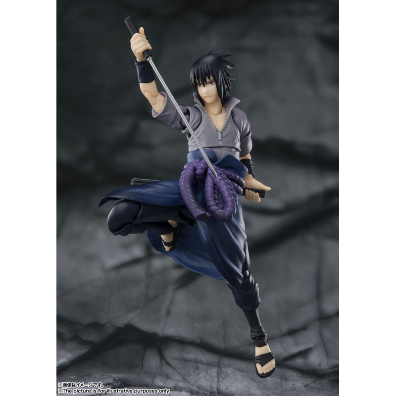 Bandai S.H.Figuarts Sasuke Uchiha -Yami o Yaki Kiru Kokou no Shinobi- (Completed) (Naruto)