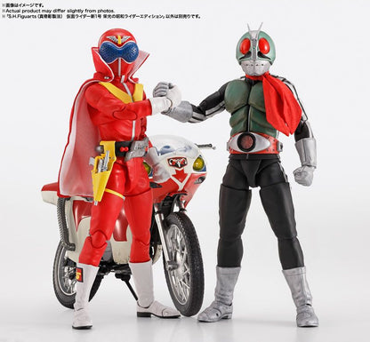 Bandai S.H.Figuarts (Shinkoccou Seihou) Kamen Rider New 1 Glorious Showa Rider Edition (Completed) (Kamen Rider)