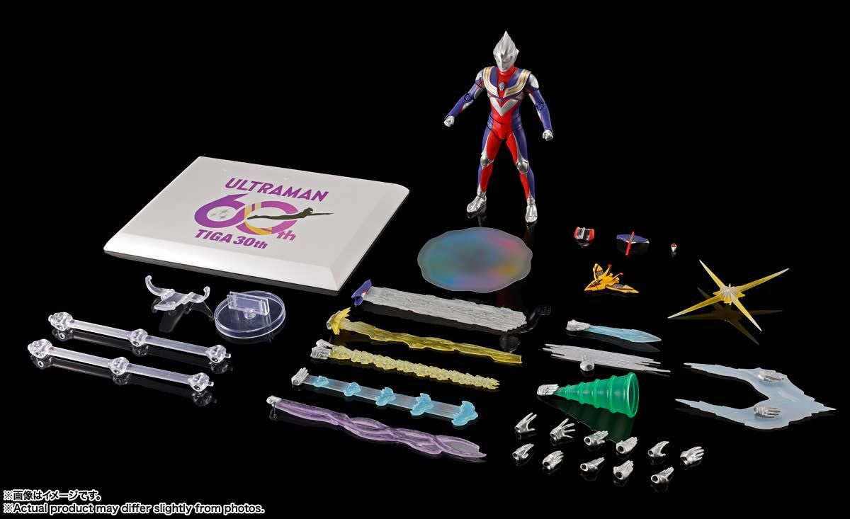 Bandai S.H.Figuarts (Shinkoccou Seihou) Ultraman Tiga Multi Type 30th Anniversary Edition (Completed) (Ultraman)