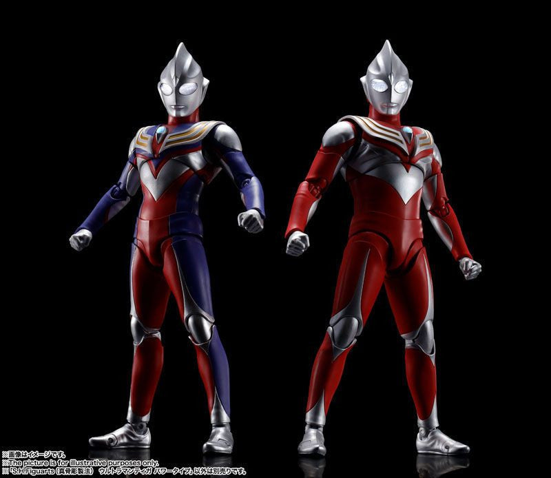Bandai S.H.Figuarts (Shinkoccou Seihou) Ultraman Tiga Power Type (Completed) (Ultraman)