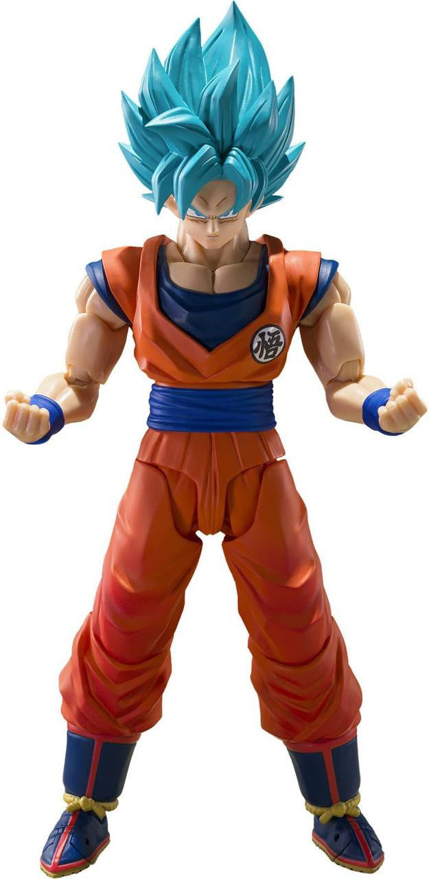 Bandai S.H.Figuarts Super Saiyan God Super Saiyan Son Goku (Genkai o Koeshi Aoki Chikara) (Completed) (Dragon Ball)